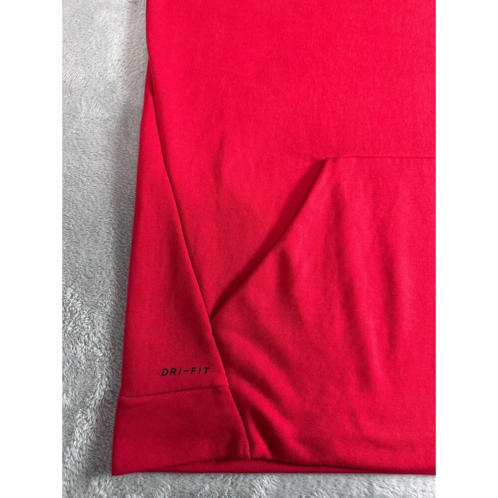 Nike Dri-FIT Pullover Hoodie Men’s 2XL Red Athletic Performance Swoosh - Picture 3 of 12